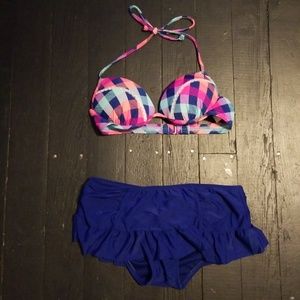 2 PC skirted bathing suit